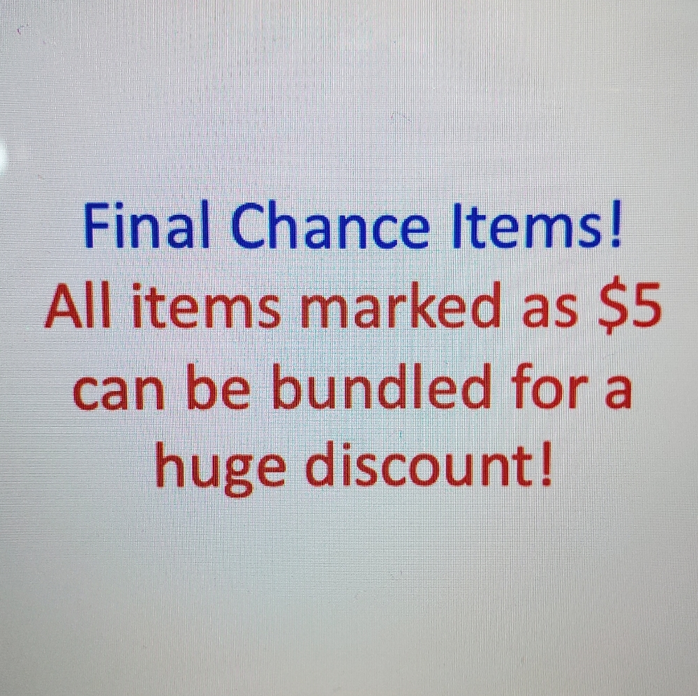 Final Sale Items!!!